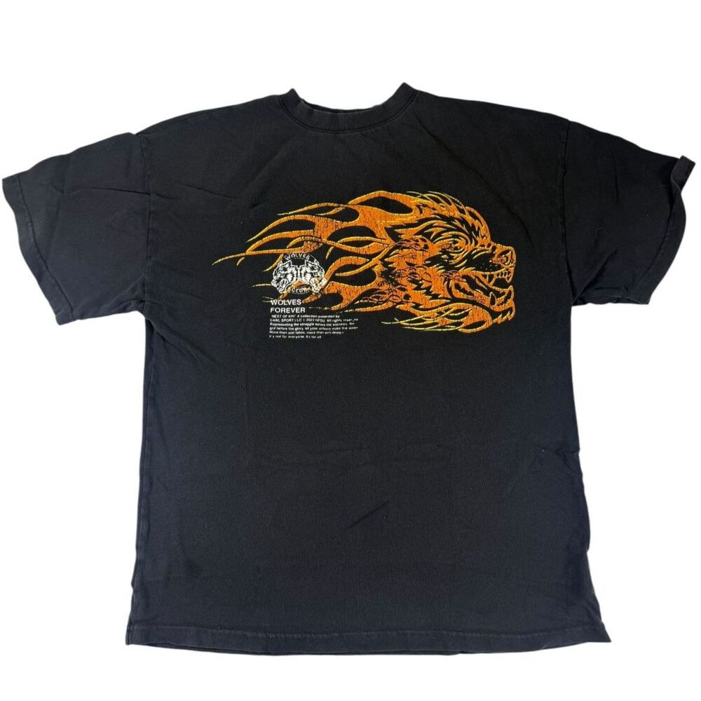 Darc Sport Wolves Club Black Wolf T-Shirt Size S